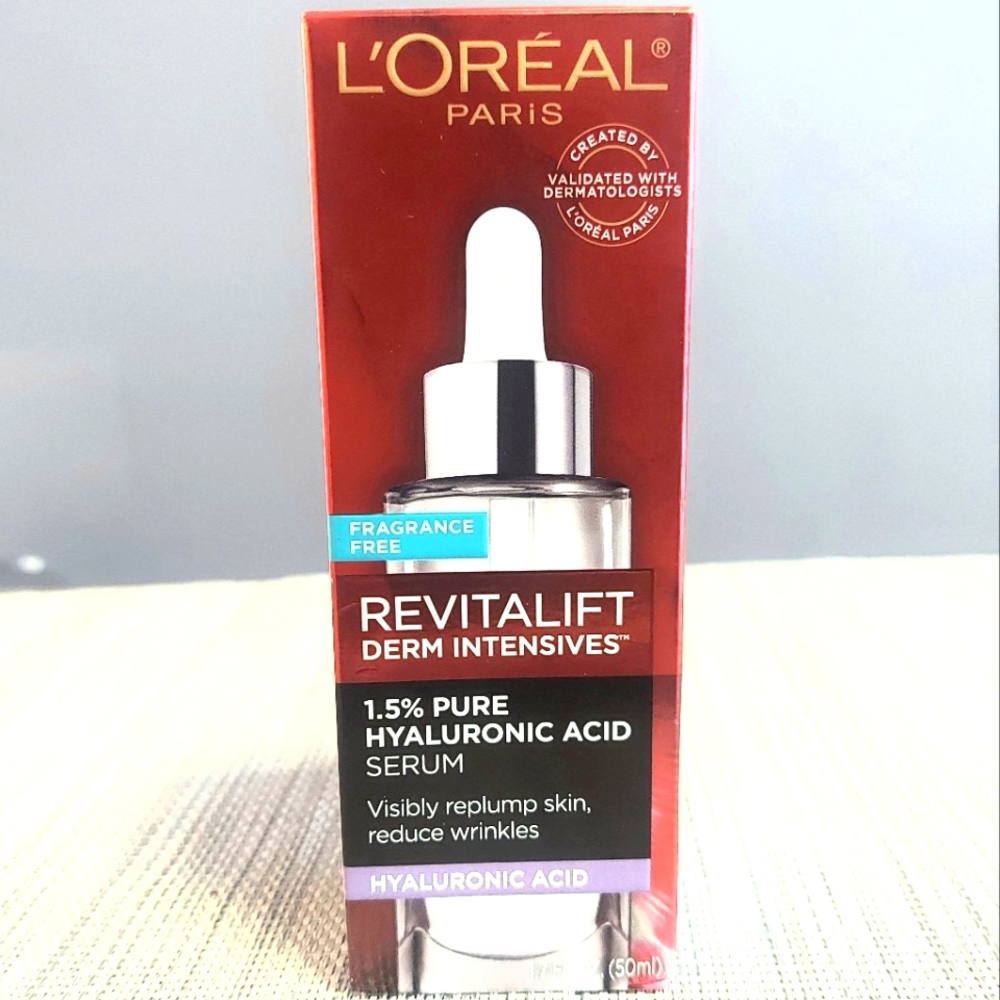 L'Oreal Revitalift 1.5% Pure Hyaluronic Acid Serum 1.7oz. Large Size NEW